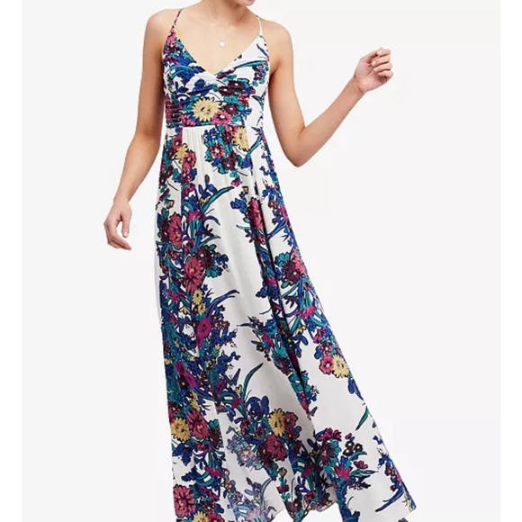 Free People Through The Vine Floral Maxi Dress - Multicolor - Picture 9 of 11